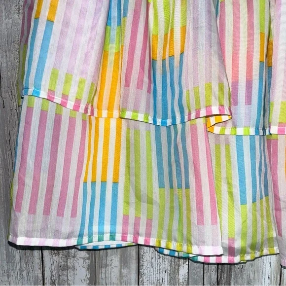 Michelle McDowell Colorful Tiered Mini Skirt - Picture 2 of 4